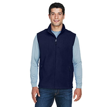 Red Reversible Fleece - Ash City - Core 365 Men's Journey Fleece Vest 88191