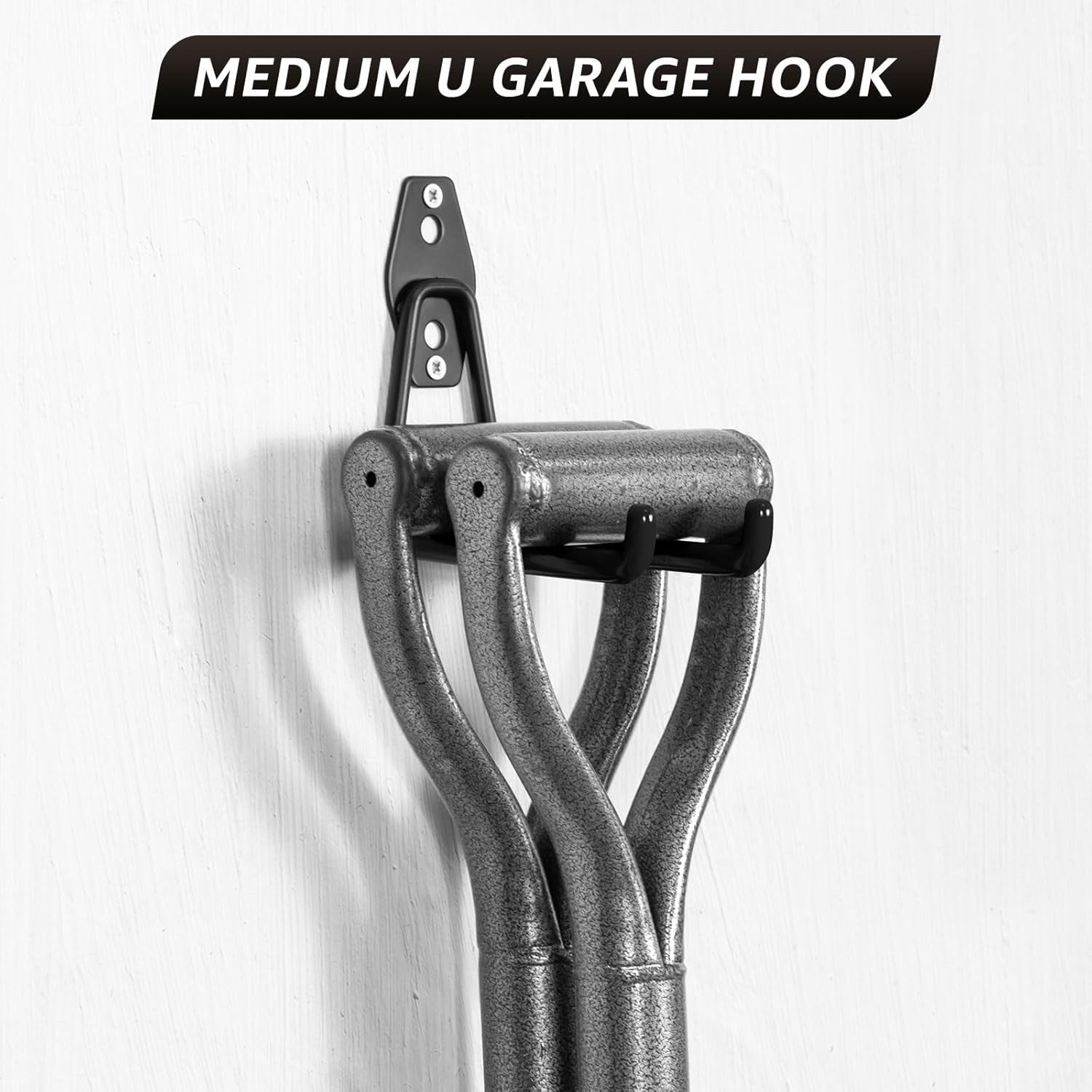 30 Pack Utility Steel Heavy Duty Wall Mount Garage Hooks,with Anti-Slip Coating,for Hanging Bikes,Ladder,Ropes,Bulk Items,Power,Yard and Garden Tools