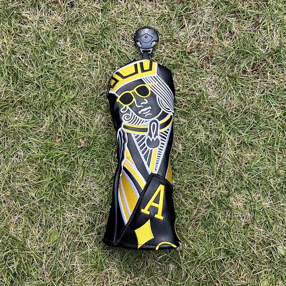 AMEYXGS Archery Golf Club #1/3/5 Wood Headcovers Driver Fairway Wood Cover PU Putter Head Covers