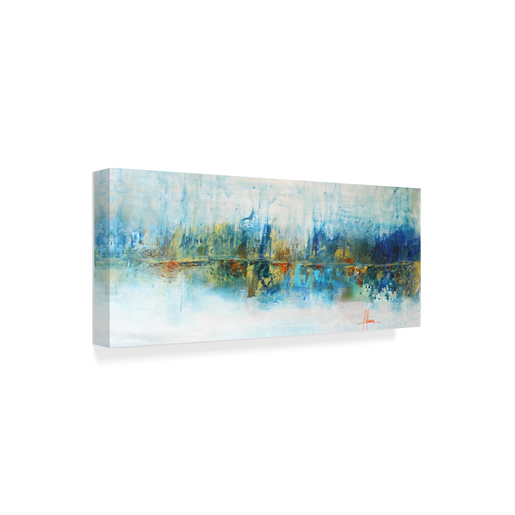 Trademark Fine Art 'Aqua Azul' Canvas Art by Leticia Herrera