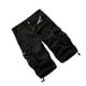 thumbnail image 5 of Guardurnaity Pantalones cortos para hombre, cintura expandible portátil, multibolsillos, transpirables, talla grande, pantalones cortos, bragas de Negro treinta 2Conjunto, 5 of 6