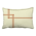 thumbnail image 1 of BOSDECO Geometric Lines Pillowcase Cushion Cover 20x30 inch, 1 of 1