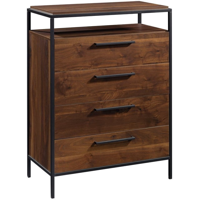 Sauder Nova Loft Commode en Bois Manufacturé Finition Noyer Grand