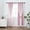 Pale Pink, variant on Mint Blackout Curtains with Sheer Overlay - Grommets Thermal and Noise Reduction Panels for Bedroom and Living Room Light Blocking and Energy Saving, 52 x 63 Inch, Set of 2