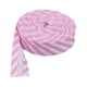 thumbnail image 1 of Toystoory Cinta de encuadernación al bies de un solo pliegue para acabados de bordes precisos y duraderos Cinta al bies de algodón de moda Tela de costura y artesanía rayas rosas, 1 of 6