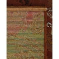 thumbnail image 7 of Unique Loom Outdoor Modern Collection Area Rug - Trio (6' 1" Square Rust Red/Gold), 7 of 7
