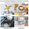 thumbnail image 5 of Nautical Coastal Coasters Set of 2, Absorbent Coasters for Drinks, Sea Beach Coral Ocean Starfish Coaster for Desk Coffee Table Protection, Home Decor House Warming Gifts 4", 5 of 8