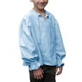 thumbnail image 2 of Kids Medieval Renaissance Long Sleeve Boys Children Solid Blouse, 2 of 4