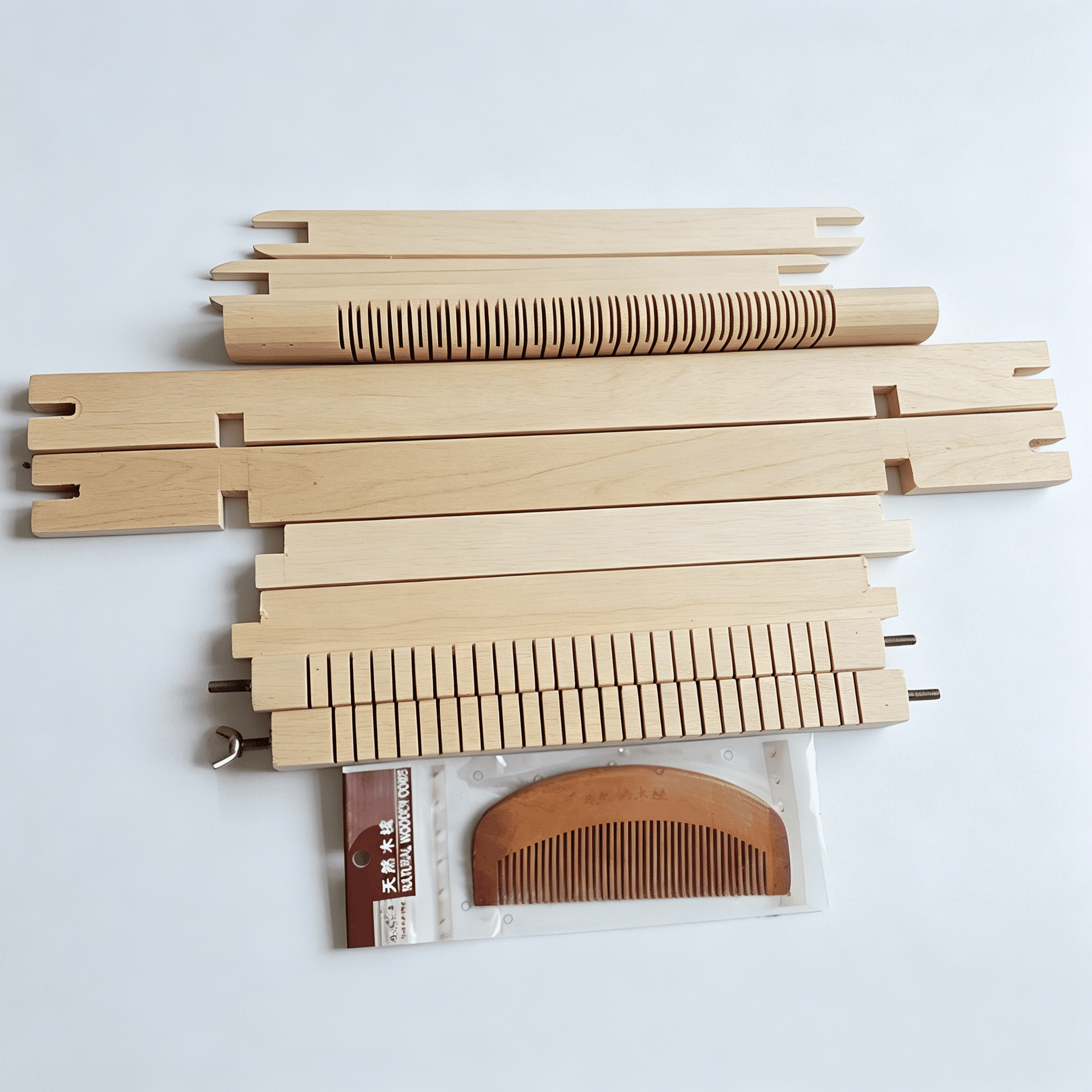 BESTSKY 2026 New Children'S Wooden Loom Kit Diy Hand-Knitting Machine for Tapestry Weaving Beginners Kids Adults Beginner Knitting Kit