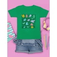 thumbnail image 3 of Contour Draw Birds Doodle T-Shirt Juniors -Image by Shutterstock,  x-Small, 3 of 4