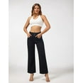 thumbnail image 4 of roswear Women's Wide Leg Petite Jeans Stretchy, 26.4" Inseam, Size 4-16, 4 of 6