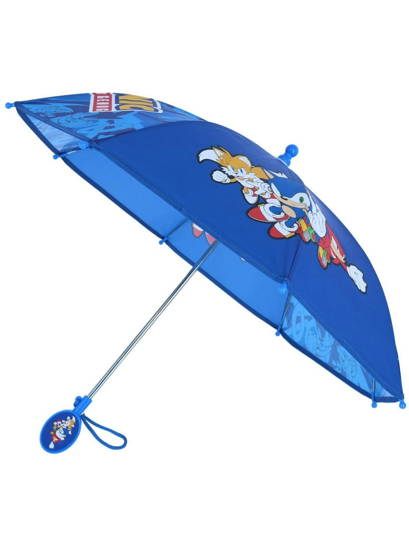 Sonic Kids Umbrella with Clamshell Handle, Sonic Tails and