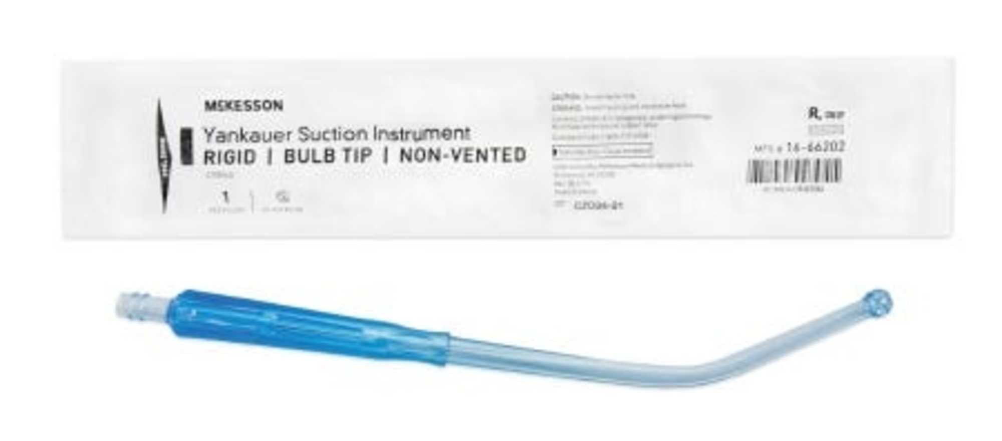 McKesson Suction Tube Yankauer NonVented, 1 Count
