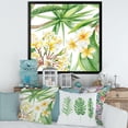 thumbnail image 3 of Designart 'Yellow Flowers and Tropical Foliage I' Modern Framed Art Print, 3 of 4