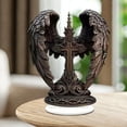 thumbnail image 6 of ToyKingdee Graceful The Cross Prayer Wings Angel Figurine, Desk & Room Decor, Garden Angel Statues, Home Decoration, 6 of 6