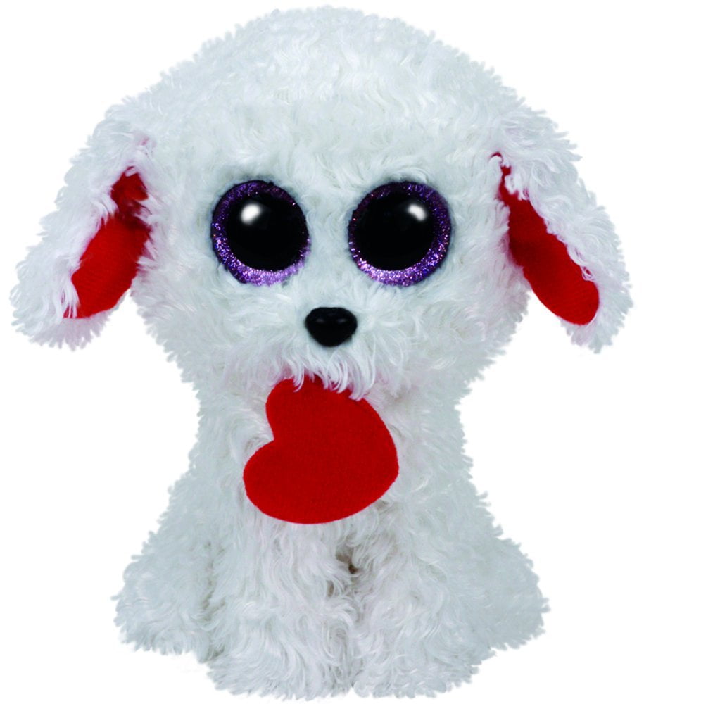 Bernard Dog Plush Toy 2015 WITH TAG Details about   TY Beanie Boos **DUKE** 6” Sparkle Eyes St