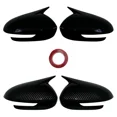 thumbnail image 4 of Car Left/Right Side Rearview Mirror Cover Cap For Kia Sportage KX5 2016 2017 2018 Rear View Mirror Shell Housing Gloss Black, 4 of 6