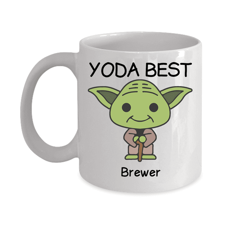 Yoda Best Co-worker - Gift for Co-worker, Funny Yoda Mug, Cu