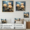 thumbnail image 4 of Designart "Blooming Lotus Among Lily Pads III" Lotus Floater Framed Wall Decor, 4 of 5