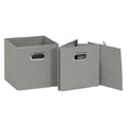 thumbnail image 5 of Set de 6 cubos plegables para almacenamiento Household Essentials, color gris, 5 of 5