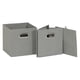 thumbnail image 5 of Set de 6 cubos plegables para almacenamiento Household Essentials, color gris, 5 of 5