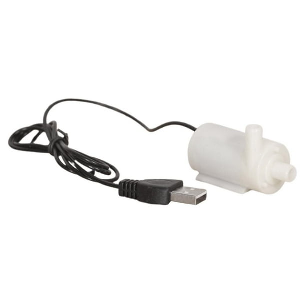 Bomba de Agua de Circución de Agua Silencioso DC3- con Cable USB de 1m para Peceras, Fuente, Acuario, Jardín, Hidropónicos Macarena Bomba sumergible micro silenciosa