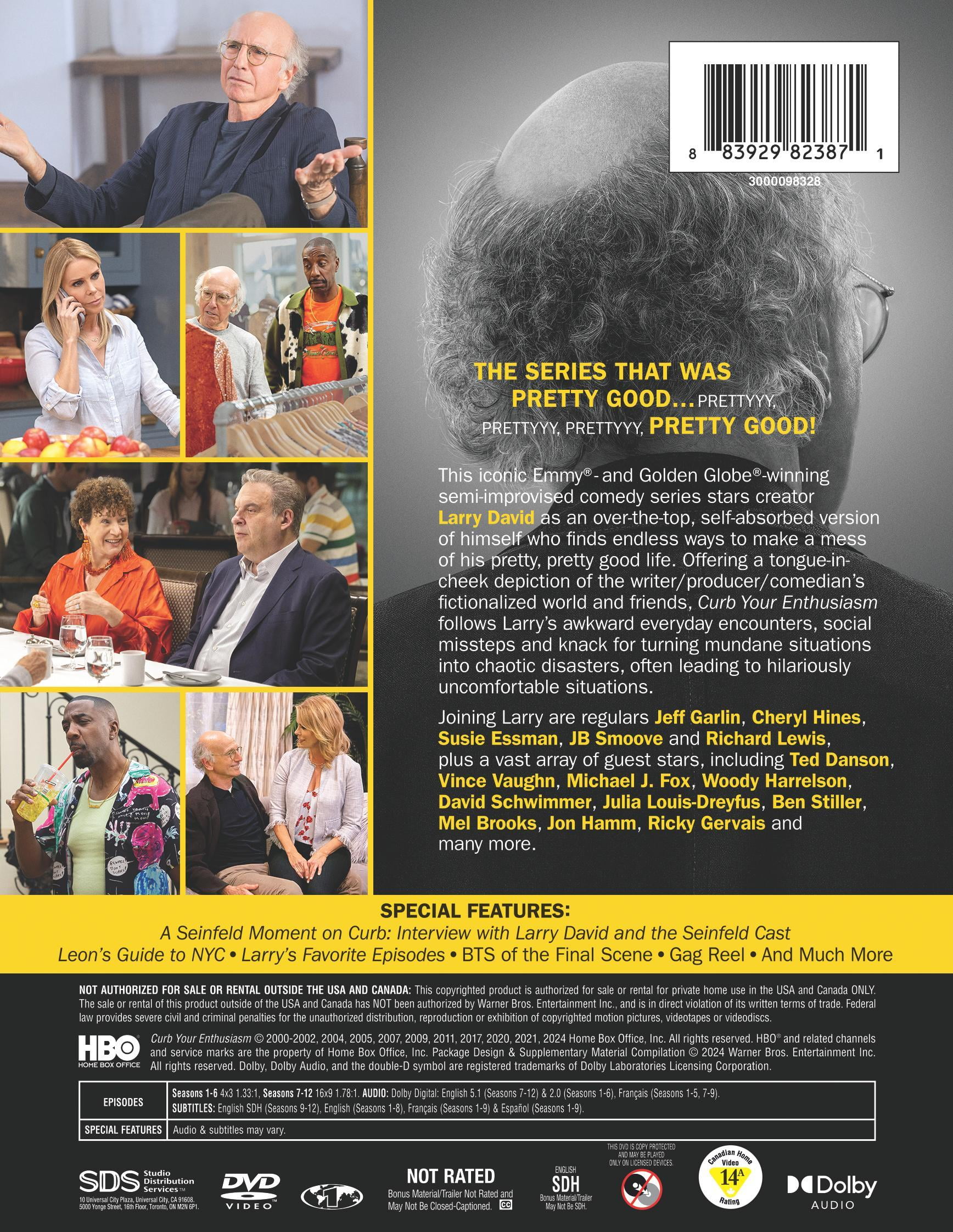 CURB YOUR ENTHUSIASM The Complete Eighth Season DVD Series