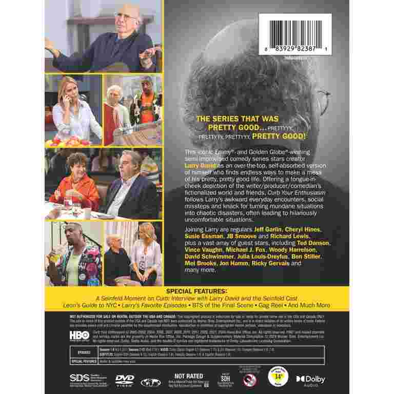 Curb Your Enthusiasm: The Complete Series (DVD), Comedy, HBO