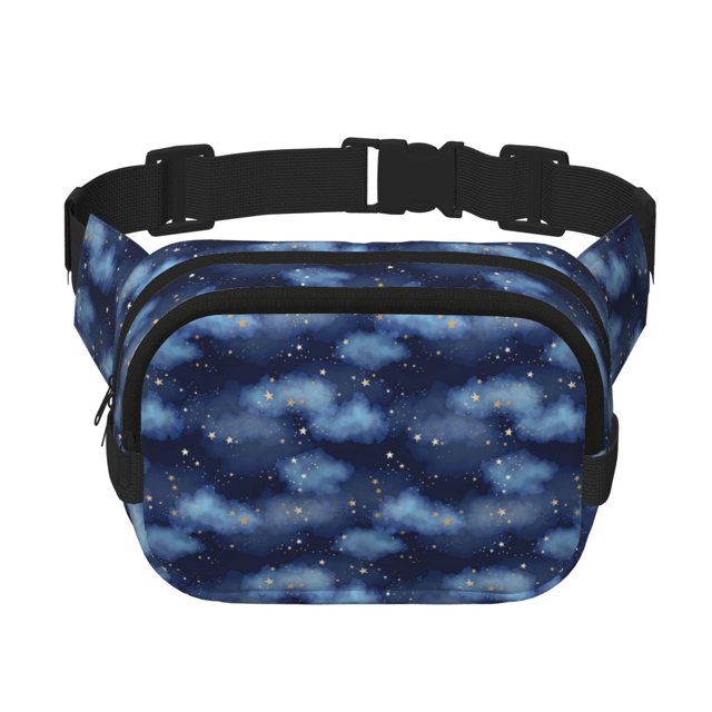 Easygdp Starry Sky Fanny Packs para Mujeres y Hombres, Bolsa de Cinturón, Bolsos de Cruz para Trabajo/Correr/Senderismo