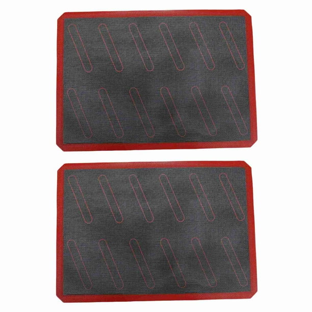 2X Antiadherente de Silicona para Hornear Al Alfombrilla de Revestimiento para Horno Alfombrilla