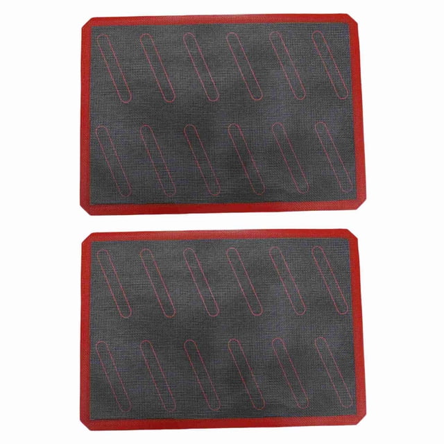 2X Antiadherente de Silicona para Hornear Al Alfombrilla de Revestimiento para Horno Alfombrilla