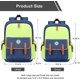 thumbnail image 5 of Mochila para niños Mochila para niños Mochila de escuela primaria para jardín de infantes preescolar para niñas y niños (verde pequeño), 5 of 5