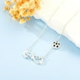 thumbnail image 4 of NICKSUN Stocking Stuffers Christmas Gift- Softball/Football/Volleyball/Soccer/Basketball Necklace for Women,Infinity Necklace Sport Accessories Birthday Christmas Gifts for Players Fan Coach Team, 4 of 6