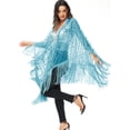 thumbnail image 4 of Châle de Soirée pour Femmes, Surdimensionné, à Perles, à Franges et à Paillettes, 4 of 5