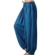 thumbnail image 1 of Gibobby Pantalones deportivos mujer Tallas grandes Casual Harem Sólidos Azul marino M, 1 of 5