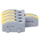 thumbnail image 5 of 20 conectores de cable, 1 entrada y 4 salidas, divisor tipo empuje, bloque de terminales, piezas eléctricas (amarillo), 5 of 14