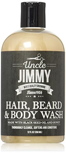 Uncle Jimmy Hair, Beard & Body Wash 12 oz
