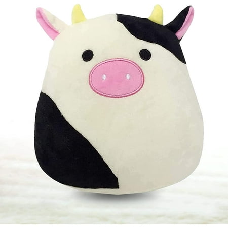 Squishmallows Connor the Cow 7.5in KellyToy Stuffed Animal Plush