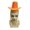 Orange, variant on Elegant High Wide Brims Netting Top Hats Tall Cap For Ancient Event Outfit And Historical Costume Accessories