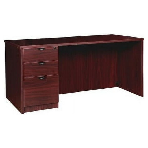 Lorell Prominence Pedestal Desk PD3066LSPMY