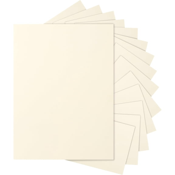 40 Sheets Cream Cardstock 8.5 x 11 Paper 75lb | Card Stock Paper for DIY Cards Making, Wedding Invitations, Menus, Office Printing