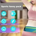 thumbnail image 6 of Fanny Packs for Women Men, Waterproof Running Belt Bag with Adjustable Strap, Reflective Strip Waist Bag for Hiking Cycling Walking Traveling, 6 of 8
