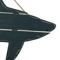 thumbnail image 6 of Zeckos Wood Carved Shark Wall Decor Blue 31 inch Nautical Sculpture, 6 of 7