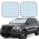 thumbnail image 1 of Fotbe Blue and White Squares Juego de 2 Piezas de Parasoles para Parabrisas | Bloqueador Solar para Auto | Accesorios Plegables para Protección Solar Interior-Large, 1 of 6