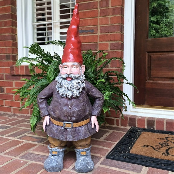 Homestyles Giant "Merlin" the Wizard Classic Old World Garden Gnome Outdoor Statue 32"H