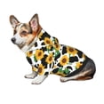 thumbnail image 7 of Haiem Cute Cow Print Sunflower C for Winter Dog Hoodie Sweatshirts with Pockets Warm Dog Clothes for Small Dogs Chihuahua-X-Small, 7 of 7