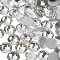 Crystal Lane DIY 288pcs SS34 (7.27mm) Crystal | Glass Round Flat Back Rhinestones
