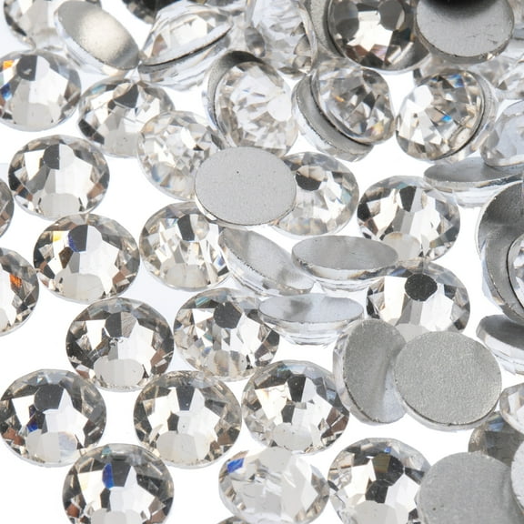 Crystal Lane DIY 288pcs SS34 (7.27mm) Crystal | Glass Round Flat Back Rhinestones