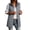 Gray, variant on FAIWAD Women's Long Puffer Vest Quilted Sleeveless Zip Up Jacket Lightweight Stand Collar Casual Fall Winter Layering Outerwear