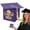 H3_2.36" Purple, variant on SMKE Party Decoration Box,Table Decor Favor Box,Elegant Gift Ceremony Decor Box,Grad Cap Candy Box,Red Graduation Cap Box 2.4"Cardboard Mortarboard with Tassel,Desktop Centerpiece for Class of 2026
